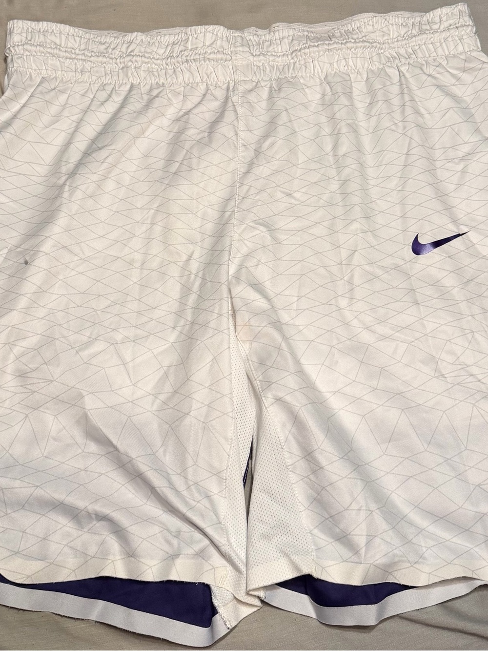 Nike Men’s TCU Horned Frogs game/practice worn basketball shorts
